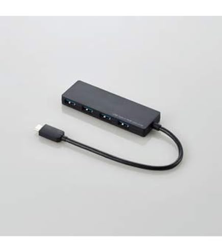 Amazon.co.jp: エレコム USB3.1(Gen1)HUB Type-C Aメス4ポート バス
