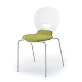 ITOKI（イトーキ） スタッキングチェア orno（オルノ）140GB 座面：布地張り モスグリーン KJA-140GB-W9Q6