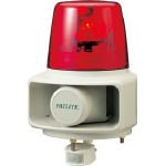 [T-4591186]パトライト　電子音報知器　センサー付回転灯　赤 RTS100FR