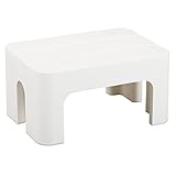 サンカ 踏み台 昇降ステップ台 ホワイト S 高さ20cm 広い足のせ部分と滑り止め加工 インテリアになじむおしゃれでかわいい丸いフォルム 耐荷重100kg 軽量設計 日本製 子供 トイレ 玄関 洗面所 洗車台 足台 キッズ 室内 (幅39.5×奥行28×高さ20cm) S&W SWST-WH