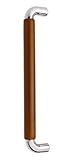 ウッドO型ハンドル 鏡面/ブラウン (片面) 25φ 300mm (WO-25-K-300-MC/BR)