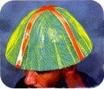 Occunomix V896-RY High Visibility Regular Brim Hard Hat Cover, Yellow (Pack of 12) by Occunomix
