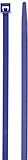 Standard Cable Tie, 30lbs Tensile Strength, 1-1/4" Bundle Diameter, 0.130" Width, 5.6" Length, Blue 