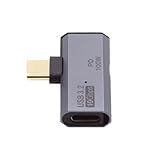 Cablecc 10Gbps USB-C タイプC 1-to-2 USB-C メス OTG & 100W PD 電源アダプタ