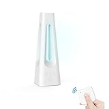 UV紫外線殺菌ライト リビングや部屋などの空間除菌 適用面積16㎡ DC充電式の10ＷUVランプで99.99％除菌 リモコン付き ホワイトG