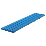 テラモト 抗菌安全スノコ ラインタイプ 400x1810mm 青 1枚