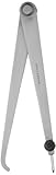 Brown & Sharpe 599-836-6 Hermaphrodite Joint Caliper, Stainless Steel, Flat Leg, 0-6 Range by Brown 