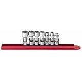 7pc 1 / 4インチドライブ6pt Flex SAEソケットセット