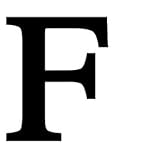 Letter F Small