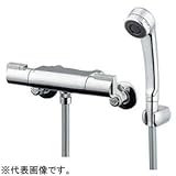 カクダイ サーモスタットシャワー専用混合栓 《Ren》 節湯型 寒冷地用 逆流防止機能付 173-224K