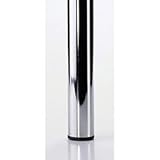 34 – 1 / 4 " x 2 – 3 / 8 "カウンタ高さテーブル脚 – セットof 4 – ポリッシュクローム