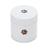 月兎印 ツキウサギジルシ 月兎缶 (小) 白 茶葉 茶缶 茶筒 珈琲豆 コーヒー キャニスター 小物入れ 150g 106-09069