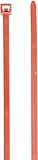 Aviditi CT433B Nylon Cable Tie, 5-1/2 Length x 0.14 Width, Red (Case of 1000) by Aviditi