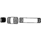 Southland Pipe Nipple20403Black Iron Pipe Nipple-1/2X2-1/2 BLACK NIPPLE (並行輸入品)