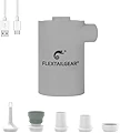FLEXTAILGEAR Max ポンプ 最軽量ポータブル アウトドア キャンプエアポンプ USB充電式 エアポンプ 空気入れ・空気抜く エアベッド エアマット エアボ�ート 浮き輪 エアーベット BBQ 空気ポンプ 5種類ノズル付き