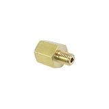 アソー:ASOH 黄銅製 変換内外ソケット 外UNF1/4-28×内PT1/8 NF-3281 型式:NF-3281