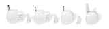 Pinolino Castor Set with Capsule (White, 4-Piece) by Pinolino