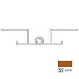 フクビ化学 アルミ系バスパネル部材 フリー入隅2型 3m みやび杉 1箱10本価格 AFE2S33