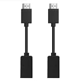 HDMI 延長ケーブル 短い TV Stick延長 4K 3D HDMI2.0 オスーメス (10cm-2本)