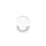 要素33854テンポ1 – 3 / 8インチ直径マッシュルームキャビネットノブ、 33854WH