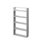 薄型 壁面ミニコミックラック 幅45cm ホワイト色 NJ-0182