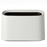 Aurenne 卓上ゴミ箱 ミニ おしゃれ 小さい ゴミ箱 ダストボックス 二重構造 ゴミ袋 隠せる 白