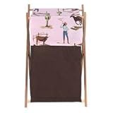 Sweet Jojo Designs Baby and Kids Clothes Western Horse Cowgirl Laundry Hamper [並行輸入品]