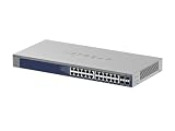 【正規品】NETGEAR ネットギア スイッチングハブ 24ポート 10G / 5G / 2.5G / 1G (10G SFP+ x4) マルチギガ 金属筐体 リミテッドライフタイムハードウェア保証 クラウド管理 スマートスイッチ XS724TM
