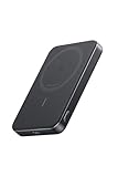Anker MagGo Power Bank (10000mAh, Slim) Qi2認証 ワイヤレス充電 最大15W MagSafe対応