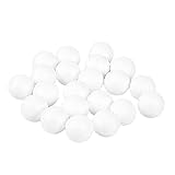 DeeRace ホワイト フォーム ボール 発泡スチロール ポリスチレン クラフト ボール アート デコレーション クラフト用, 20個 70mm