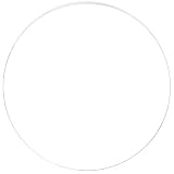 Operitacx 透明アクリル板 円形シート 7.87インチ 3Mm厚 軽量 丸型クラフト素材 Diy 手芸用テンプレート 保護プレート