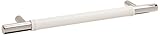 Atlas Homewares 281-WT/CH Zanzibar Collection 8.68-Inch Leather Pull, Polished Chrome by Atlas Homew