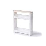 収納ラック浴室の棚の床浴室収納キャビネットクリップ収納トイレトイレの隙間トイレサイドキャビネットサイドキャビネット (Size : M)