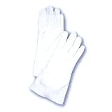 【表革製手袋】 【特殊手袋】 牛クレスト手袋（白）　中袖　8101-5W　サイズ：フリー 【NB】