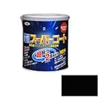 アサヒペン　水性スーパーコート　1.6L　ツヤ消し黒