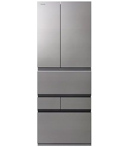 Amazon | 東芝 冷蔵庫 幅65.0㎝ 462L GR-U460FK(EW) 6ドア