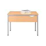 Garage パソコンデスク 幕板付き Y2-107HM 幅100cm 奥行き70cm 木目