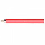 菅波電線 600Vビニル絶縁ビニルシースケーブル平形 1.6mm 2心 100m巻 赤 VVF1.6×2Cアカ×100m