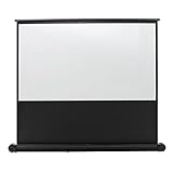 サンワダイレクト プロジェクタースクリーン 100インチ 16:9 自立 パンタグラフ式 床置き 移動ローラー付 1個 100-PRS015