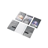 (まとめ)エレコム CD/DVD用スリム収納ソフトケース CCD-DP2D10BK【×5セット】