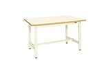 サカエ 作業台 軽量作業台KSタイプ アイボリー色 1200×750×H740mm KS-127PI