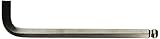 Bondhus 16918 5/8 Ball End Tip Hex Key L-Wrench with BriteGuard Finish Tagged and Barcoded Long Arm 