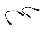 USB変換ケーブル USB-C オス-DC ジャック メス (外径5.5mm 内径2.1m) Type-C DC 変換 ケーブル 約15cm 2点セット