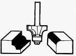 Vermont American 22774 5/8-Inch Carbide Corner Round Router Bit [並行輸入品]