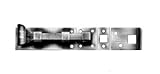 Acorn ALDBP 6-7/8" Forged Iron Square Bolt - Black