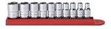 GearWrench 80303 10 Piece 1/4-Inch Drive 6 Point Standard SAE Socket Set [並行輸入品]