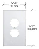 C・R・Laurence pmp103 CRLクリアシングルデュプレックスプラグアクリルミラープレート