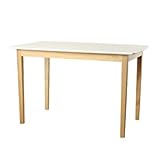 LOREAL ダイニングテーブル（120×75cm）ホワイト　　　　　　   　　　　【イームズチェアに相性抜群】【イームズテイスト】【ダイニングテーブル】【dining table】【通販】【デスク】【机】【カフェテーブル】【木製】【セブ