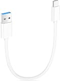 USB Type C ケーブル 0.3m 10Gbps高速データ転送 USB-A to USB-C 短い30cm USB 3.1/3.2 Gen2 急速充電QC3.0 Carplay/Android Auto 対応 iPhone17/16/15 Plus/Pro Max/ipad/SSD 外付け/SSDケース/Samsung Galaxy/xiaomi/クションカメラ タイプc多機種対応