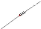 NTE Electronics NTE8070 Thermal Cutoff Fuse, Axial Lead, Non-Resettable, 72 Degree C Functioning Tem